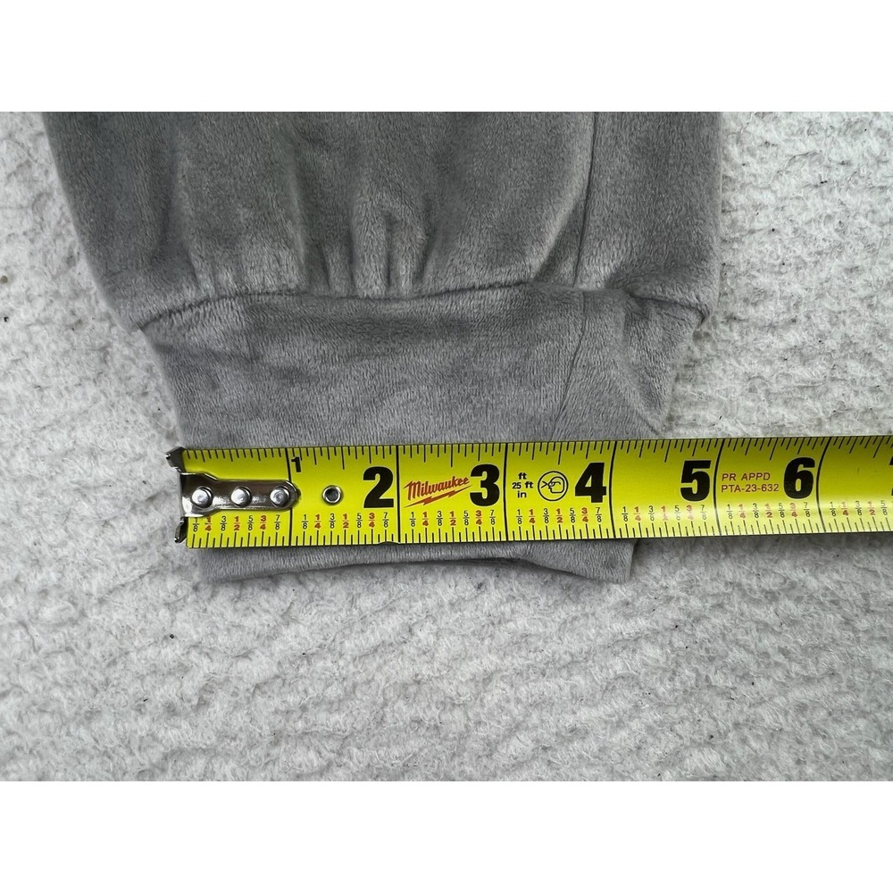 SKIMS Jogger‎ Pants Womens Large Gray Velour Elastic Waist Zip Pockets Soft - Picture 9 of 10